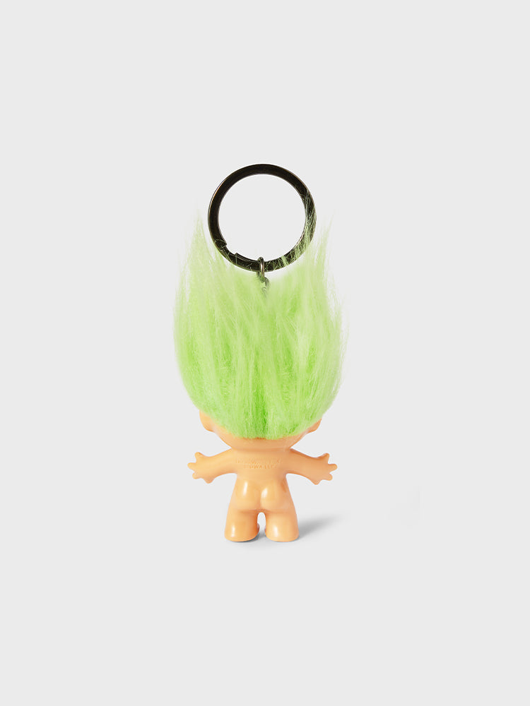 COLLER x UNIVERSAL PVCフィギュアキーリング グッドラック・トロールズ(GREEN)
