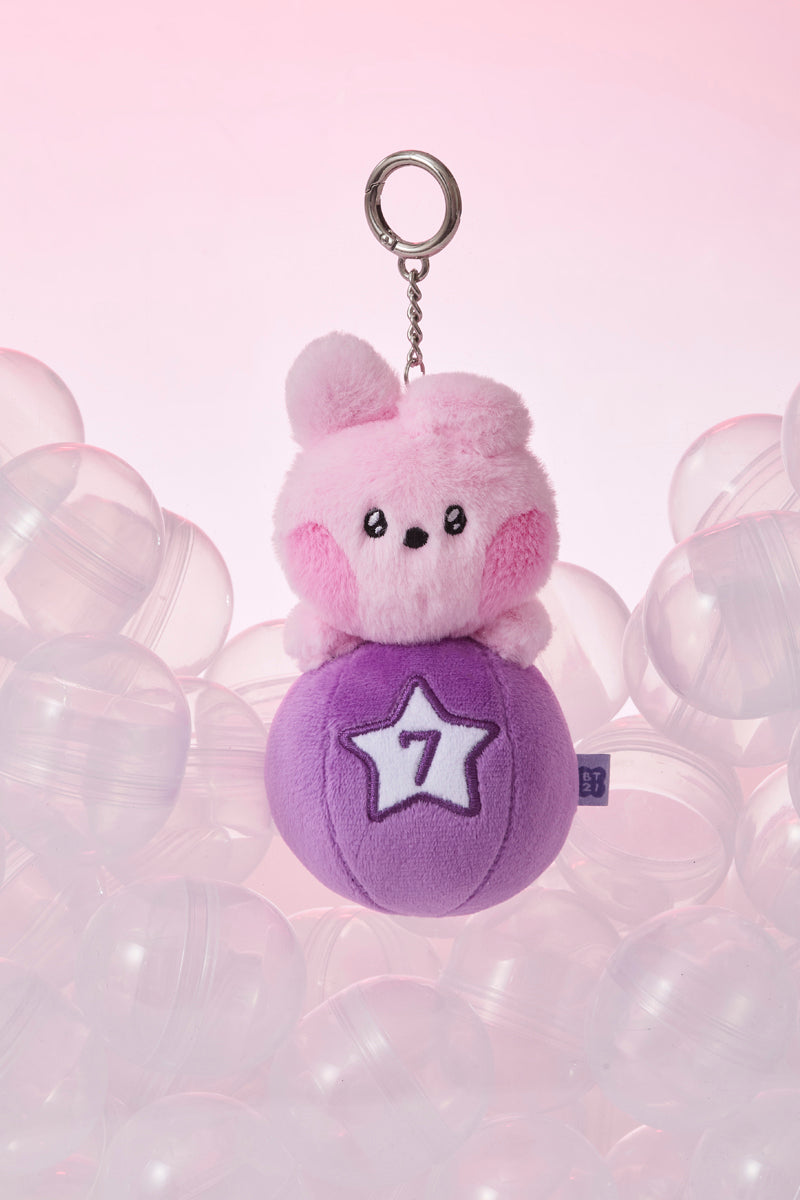 BT21 minini ぬいぐるみキーリング(LUCKY GATCHA) COOKY