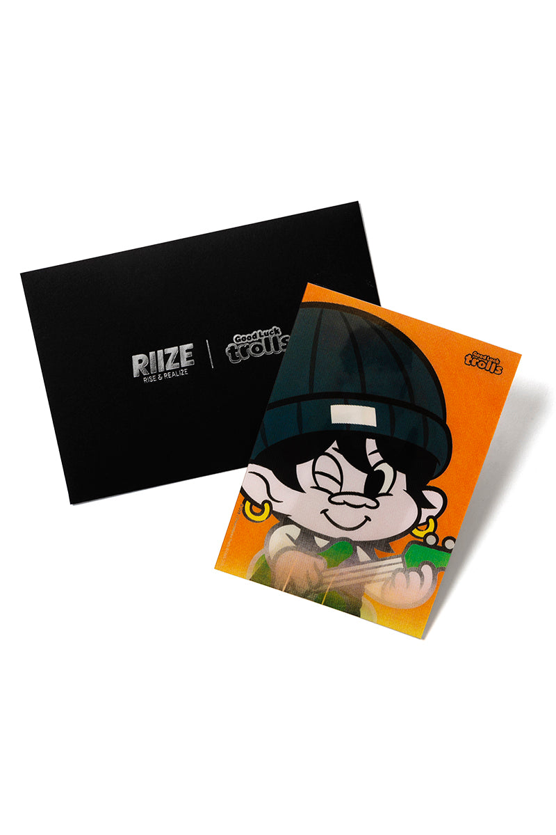 [RIIZE X Good Luck Trolls] 3D LENTICURAL CARD (WONBIN)