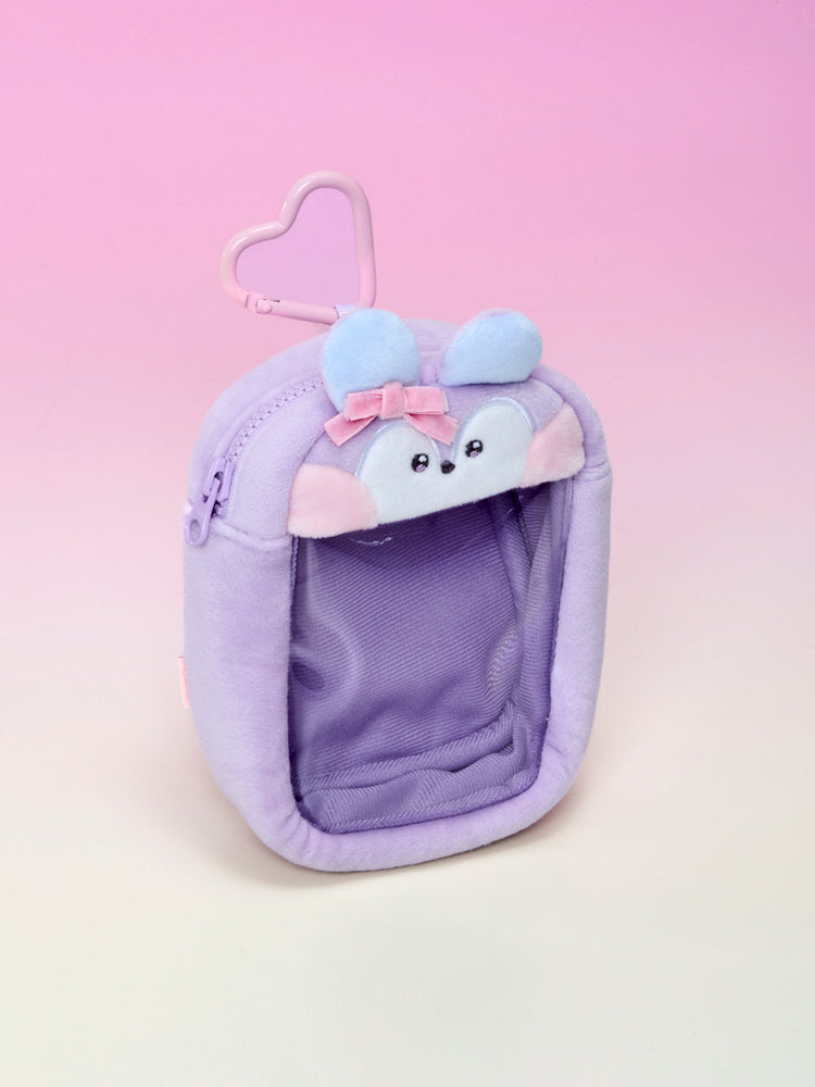 BT21 minini クリアバッグチャームポーチ(RIBBONED YOU) MANG