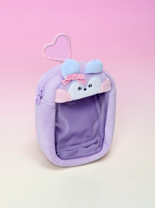BT21 minini クリアバッグチャームポーチ(RIBBONED YOU) MANG