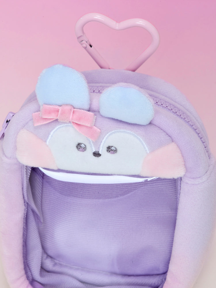 BT21 minini クリアバッグチャームポーチ(RIBBONED YOU) MANG