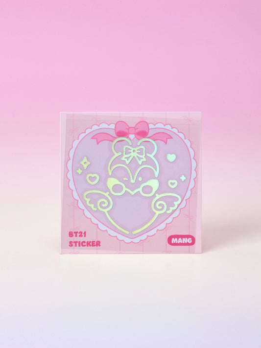 BT21 minini ホログラムステッカー(RIBBONED YOU) MANG