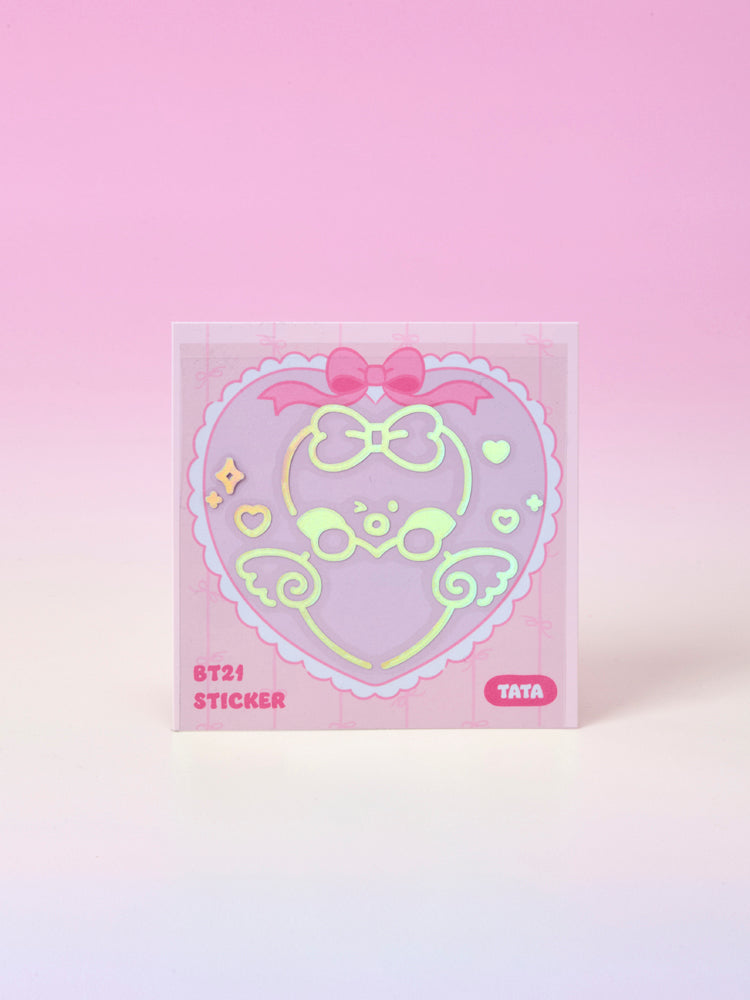 BT21 minini ホログラムステッカー(RIBBONED YOU) TATA
