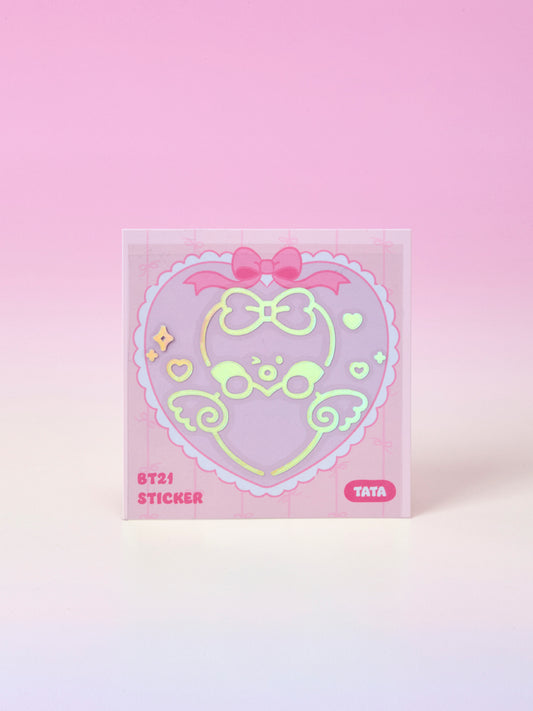 BT21 minini ホログラムステッカー(RIBBONED YOU) TATA