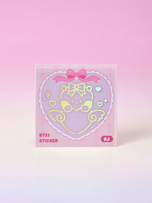 BT21 minini ホログラムステッカー(RIBBONED YOU) RJ