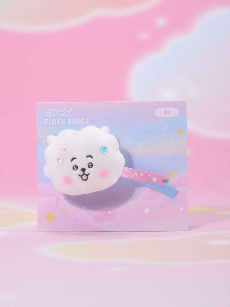 ぬいぐるみバッジ(BEYOND THE JOURNEY) RJ – LINE FRIENDS SQUARE