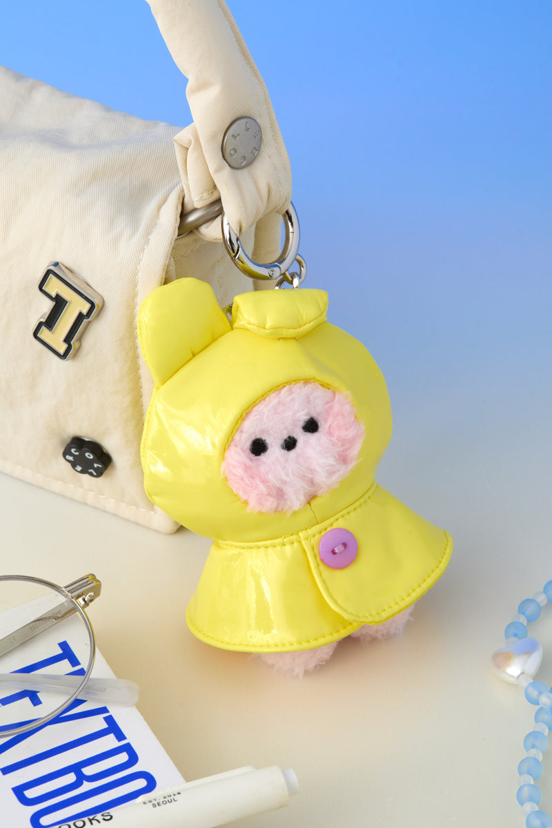 BT21 mini minini ぬいぐるみキーリング(RAINY DAY) COOKY
