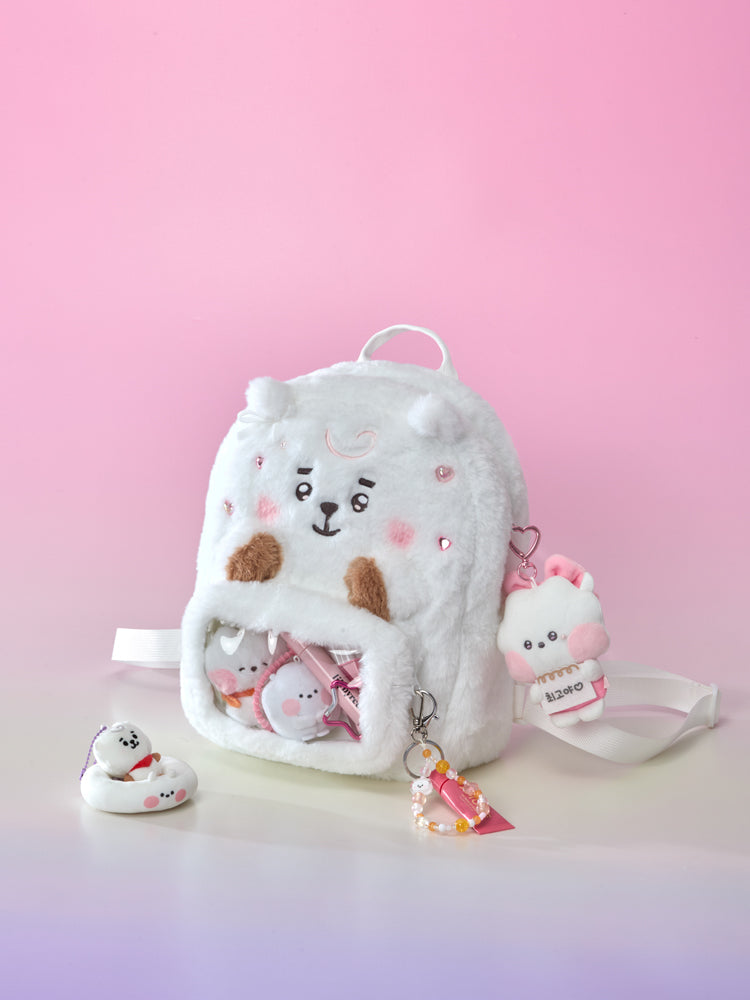 BT21 minini クリアポケットぬいぐるみバッグ(RIBBONED YOU) RJ