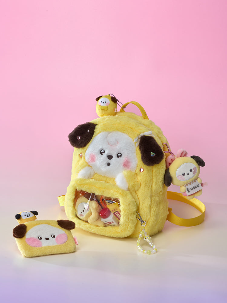 BT21 minini クリアポケットぬいぐるみバッグ(RIBBONED YOU) CHIMMY