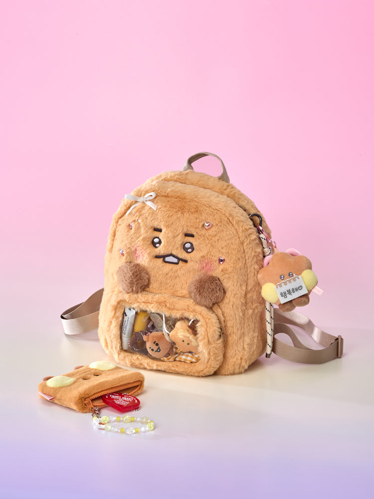 BT21 minini クリアポケットぬいぐるみバッグ(RIBBONED YOU) SHOOKY