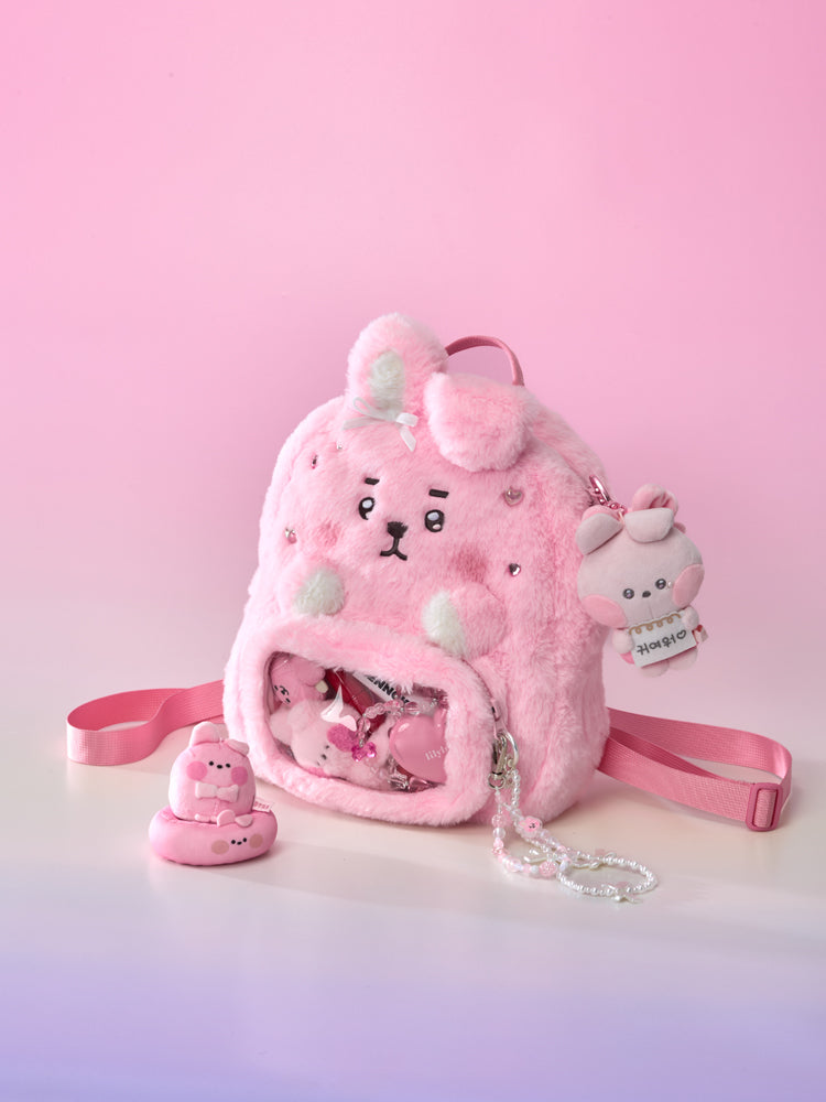 BT21 minini クリアポケットぬいぐるみバッグ(RIBBONED YOU) COOKY