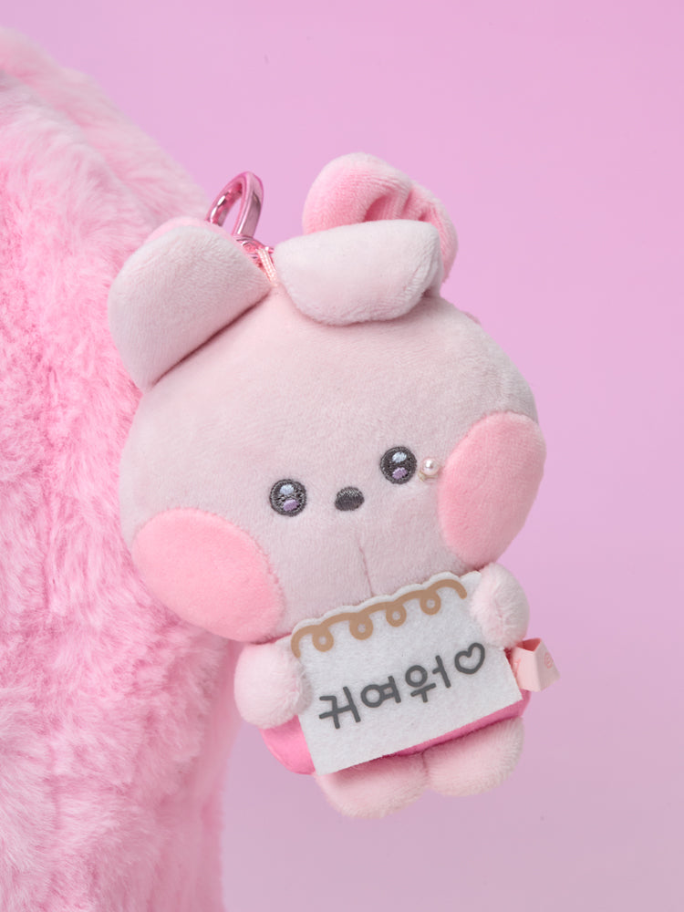 BT21 minini ぬいぐるみキーリング(RIBBONED YOU) COOKY