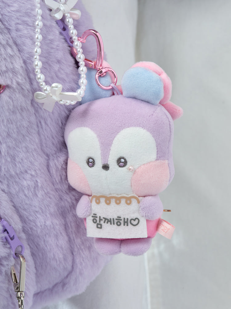 BT21 minini ぬいぐるみキーリング(RIBBONED YOU) MANG – LINE FRIENDS