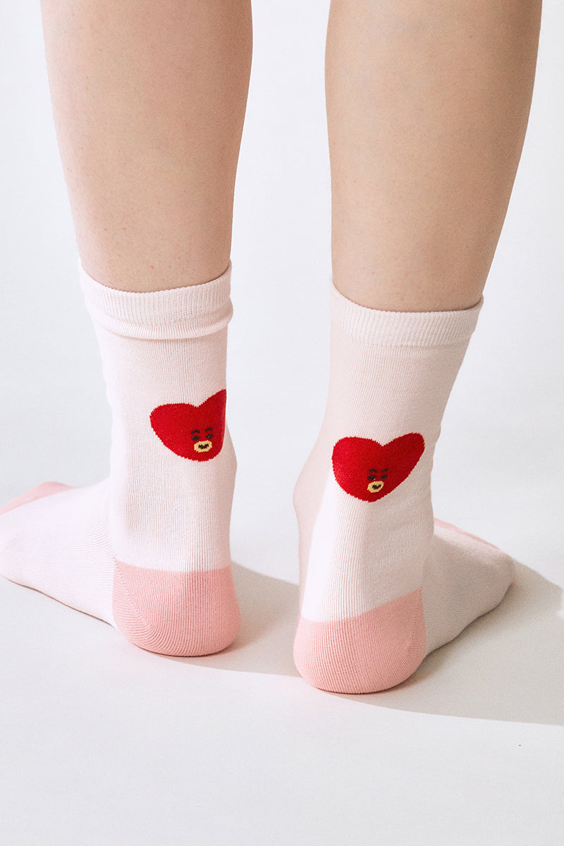 ベーシックデイリージャカードソックス TATA