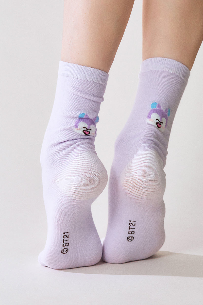 ベーシックデイリージャカードソックス MANG