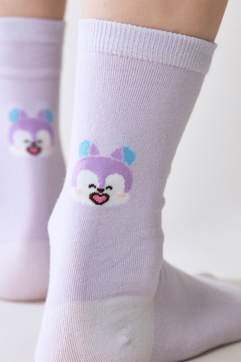 ベーシックデイリージャカードソックス MANG