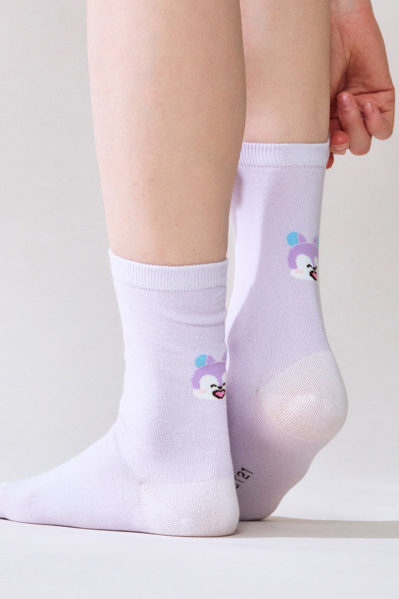 ベーシックデイリージャカードソックス MANG