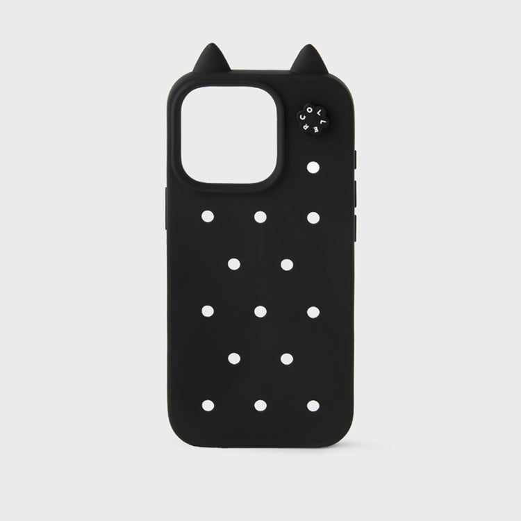 COLLER iPhoneケース MEOW ブラック(16 Pro/16 Pro Max)