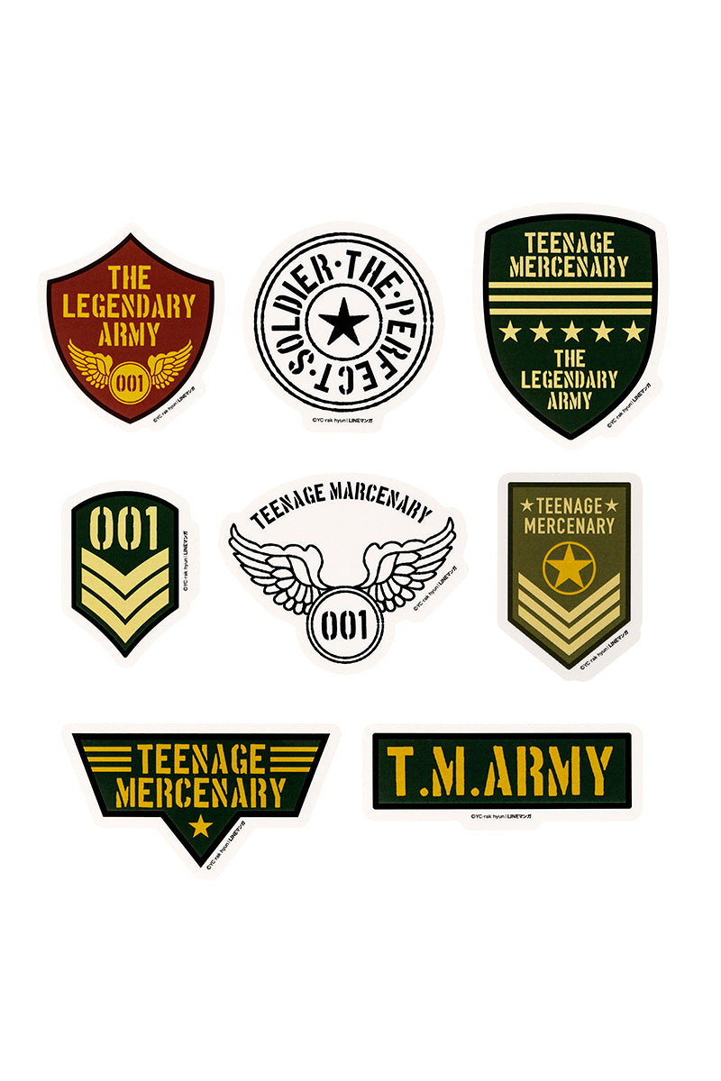 入学傭兵 カモフラステッカー