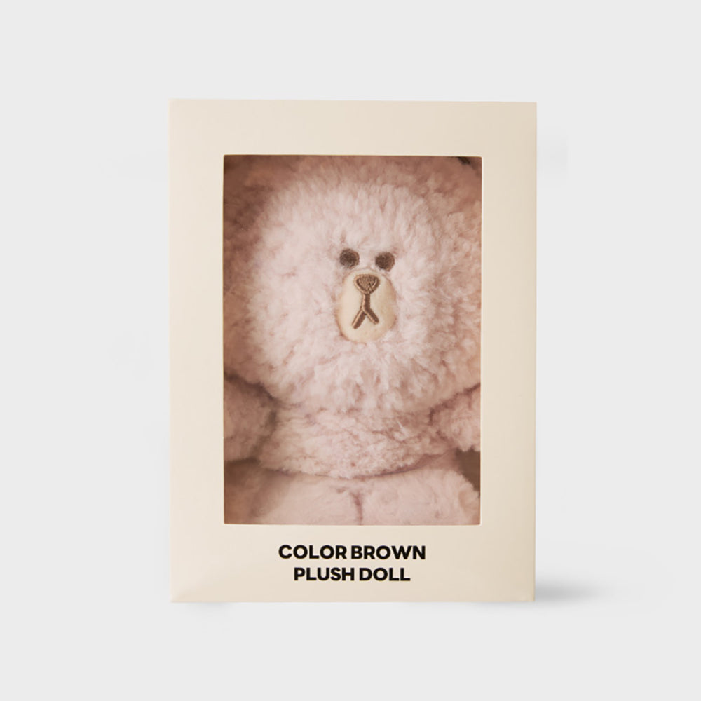 COLOR ぬいぐるみ(ピンク) ブラウン