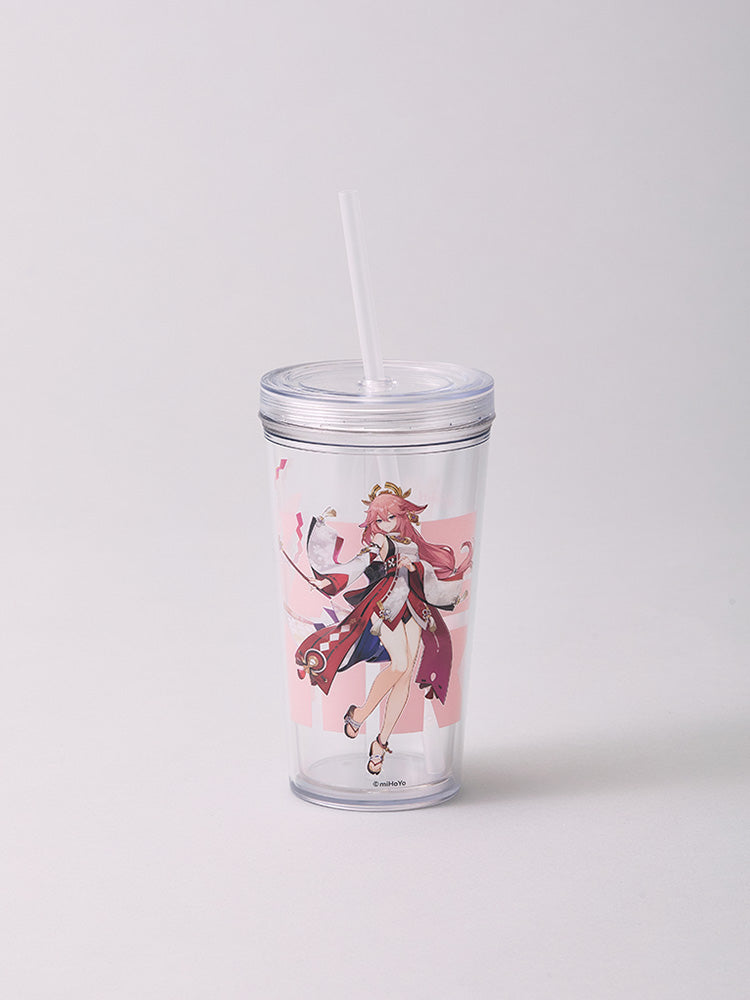 原神×LINE FRIENDS 八重神子 タンブラー(500ml)