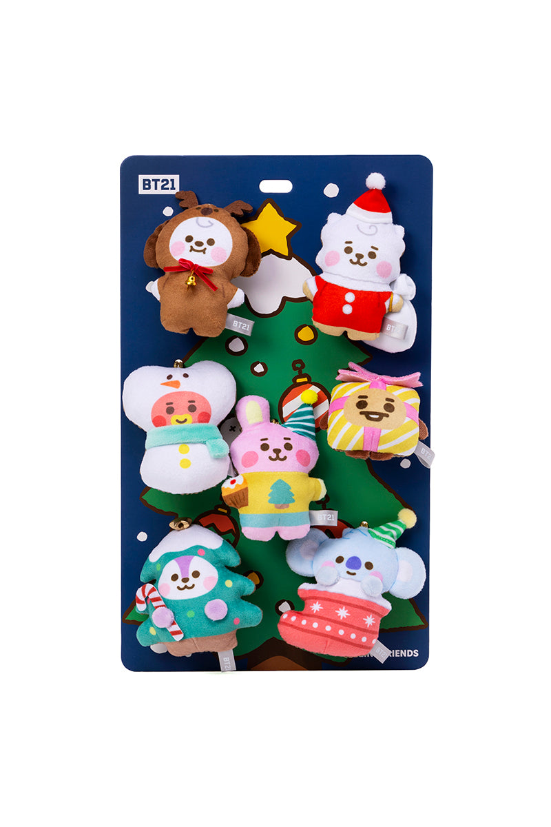 ベビー オーナメント7pcsセット ホリデーエディション(Little Friends) BT21