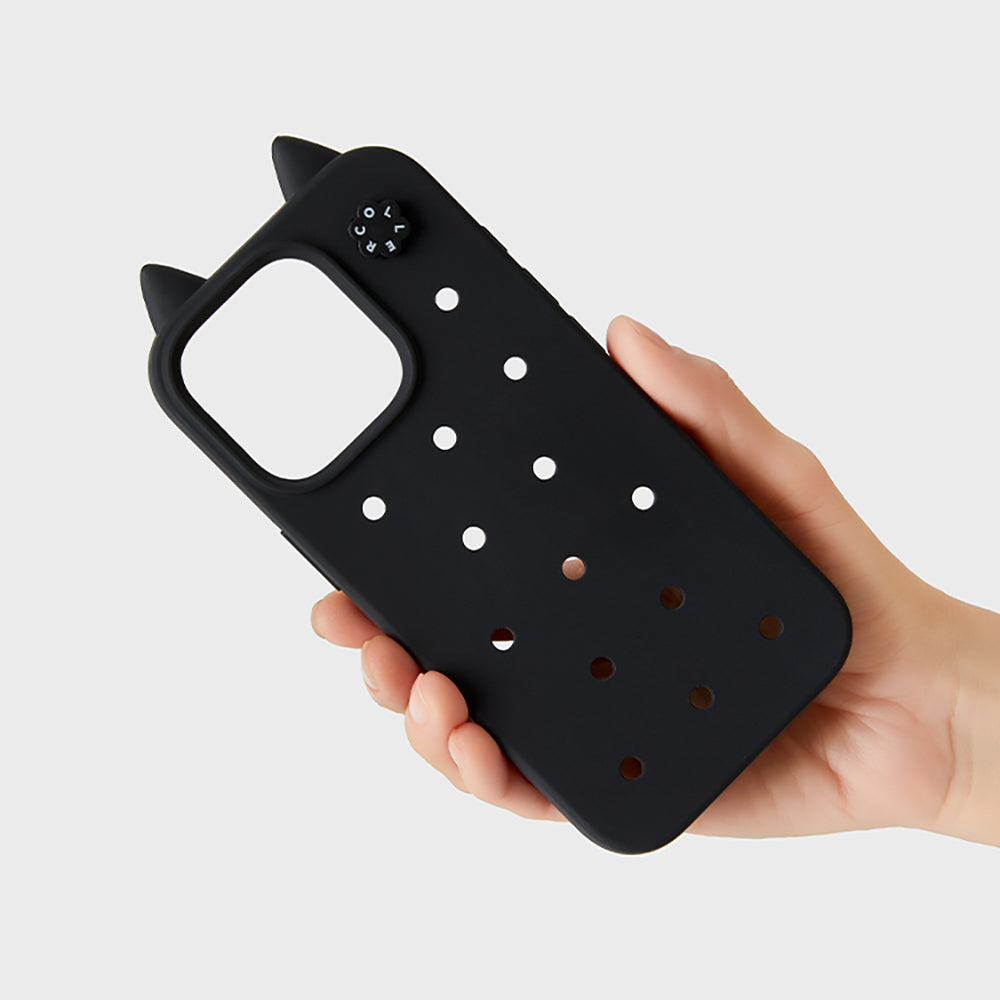 COLLER iPhoneケース MEOW ブラック(16 Pro/16 Pro Max)