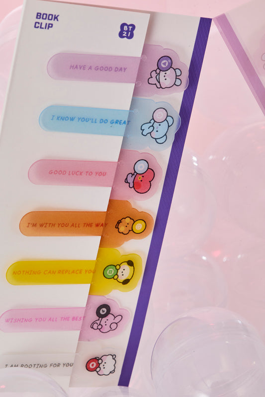 minini ブッククリップ(LUCKY GATCHA) BT21