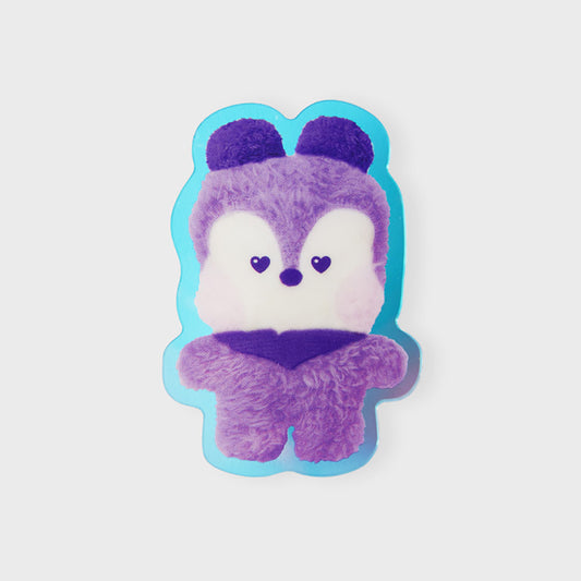 BT21 minini アクリルクリップ マグネット(パープル) MANG