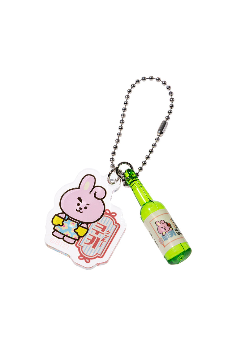 ランダム韓国焼酎アクリルキーチェーン(ユニバースター食堂) BT21