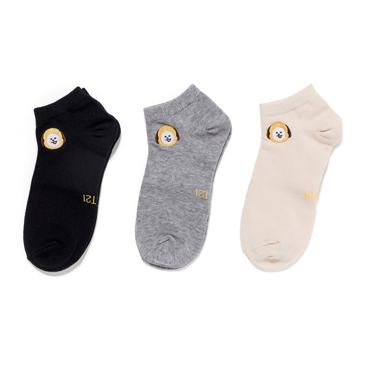 スニーカーソックス 3足セット(3カラー) CHIMMY