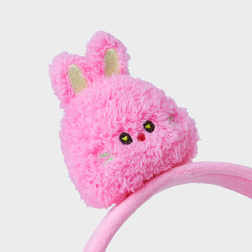 bunini ぬいぐるみヘアバンド (PINK)