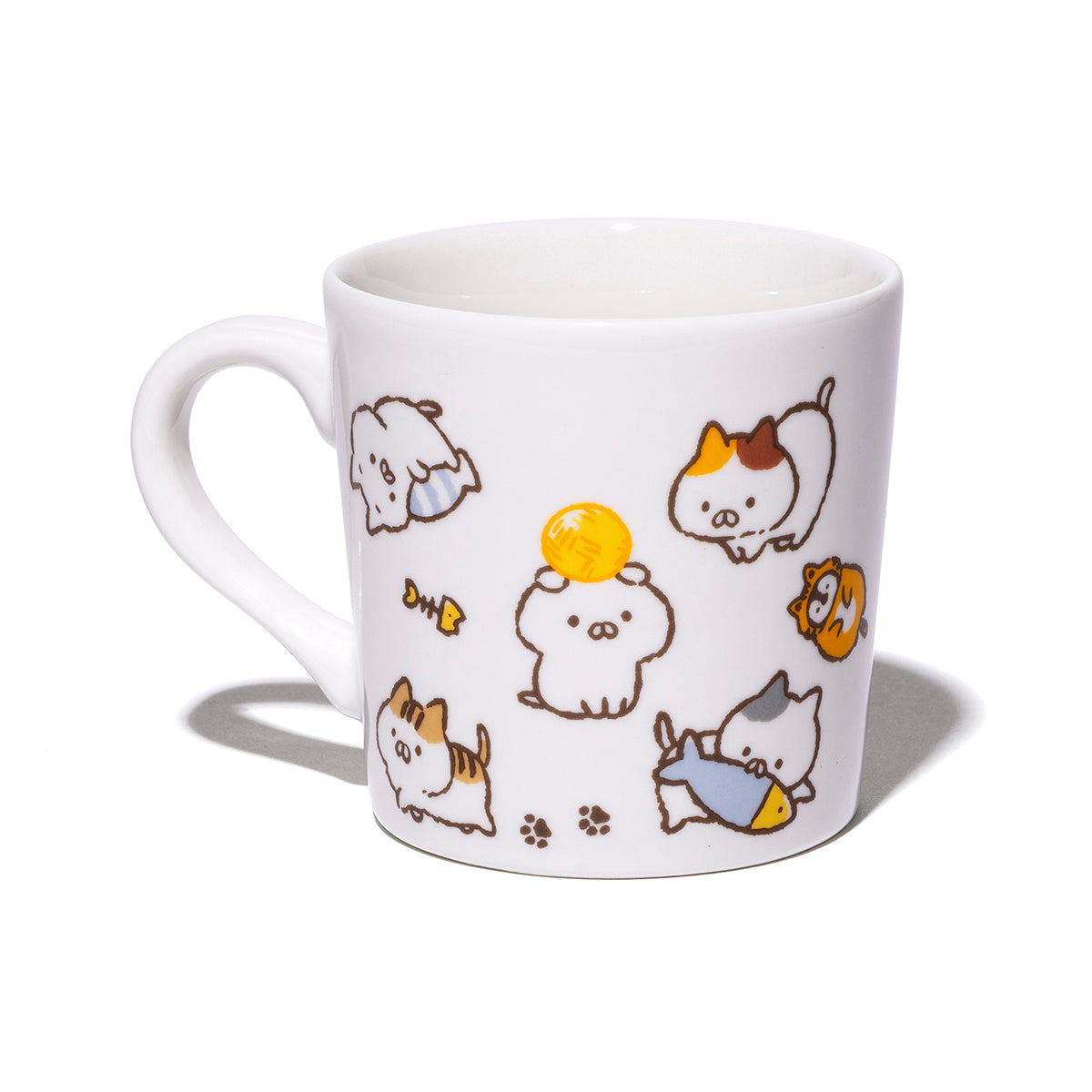 マグカップ 総柄(ねこのしゅうかいじょ) ねこぺん日和