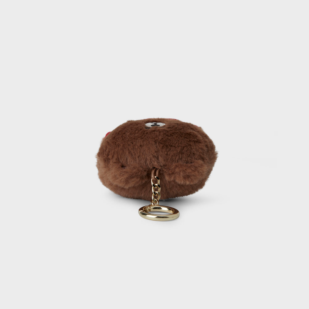 ベーシックTシャツぬいぐるみバッグチャーム ブラウン