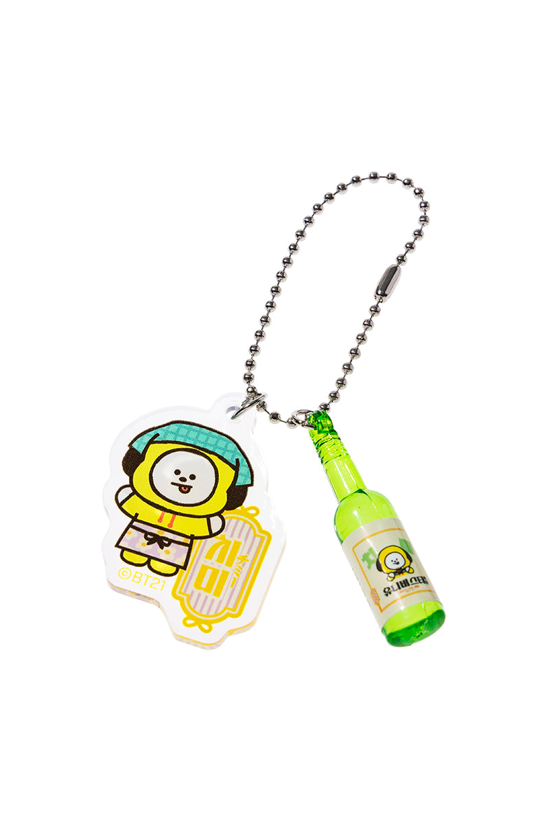 ランダム韓国焼酎アクリルキーチェーン(ユニバースター食堂) BT21