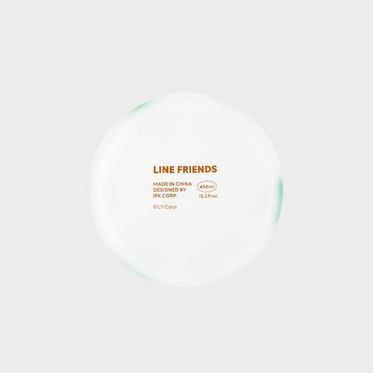 シリコンガラスコールドカップ ブラウン