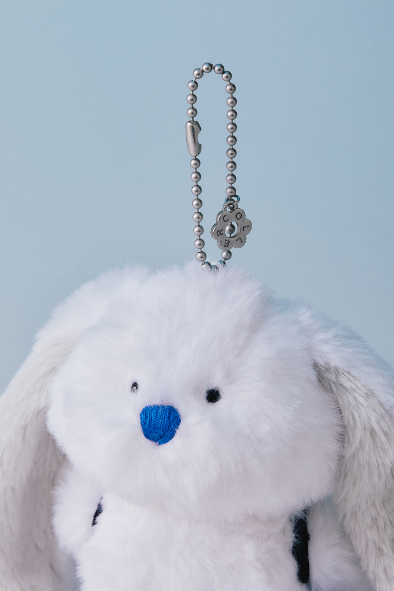 NJ X COLLER バニーぬいぐるみキーリング(WHITE)