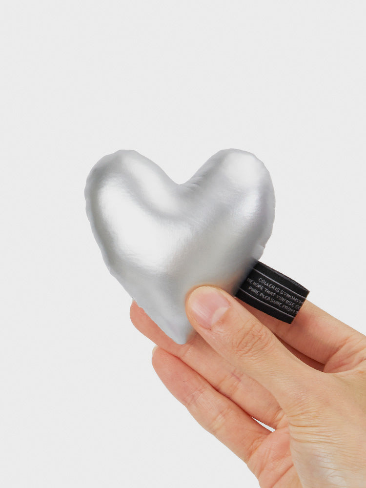 COLLER PADDED ハート型スティコンセット シルバー