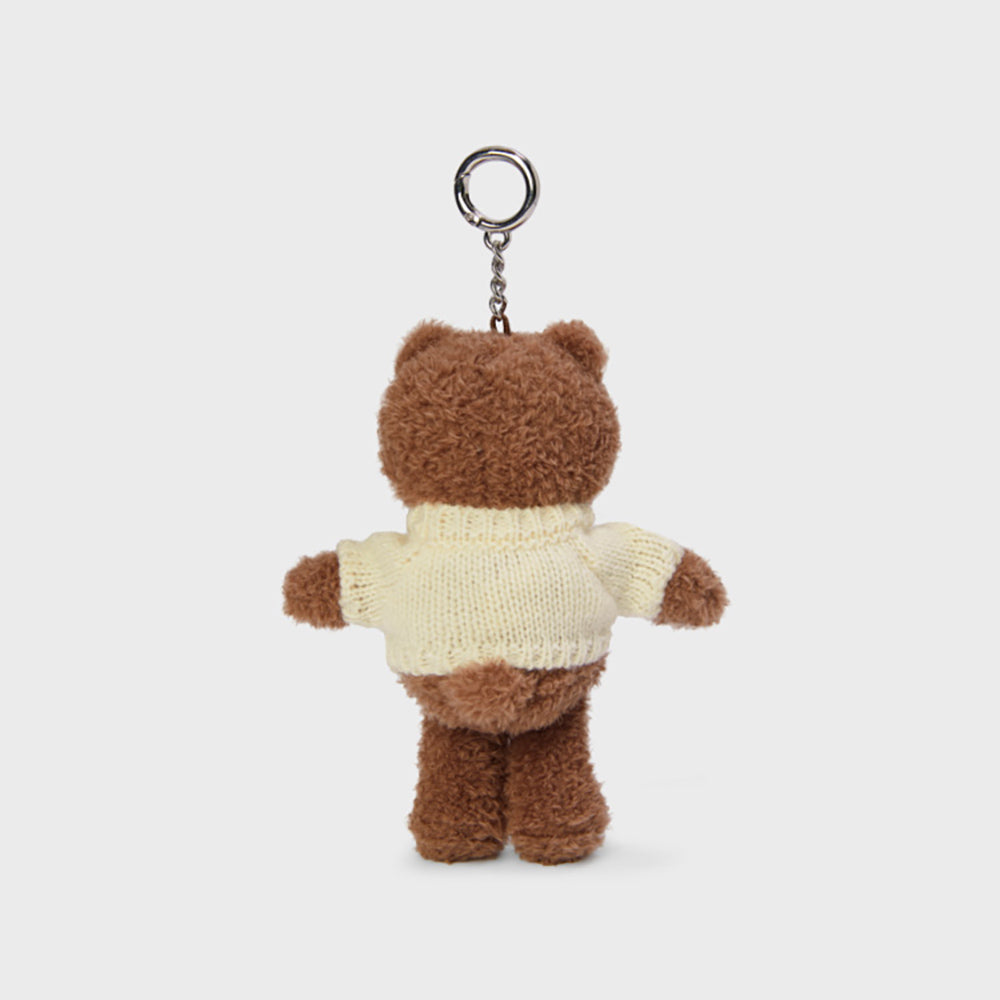 ソウルメイト ぬいぐるみキーリング(セーター) ブラウン