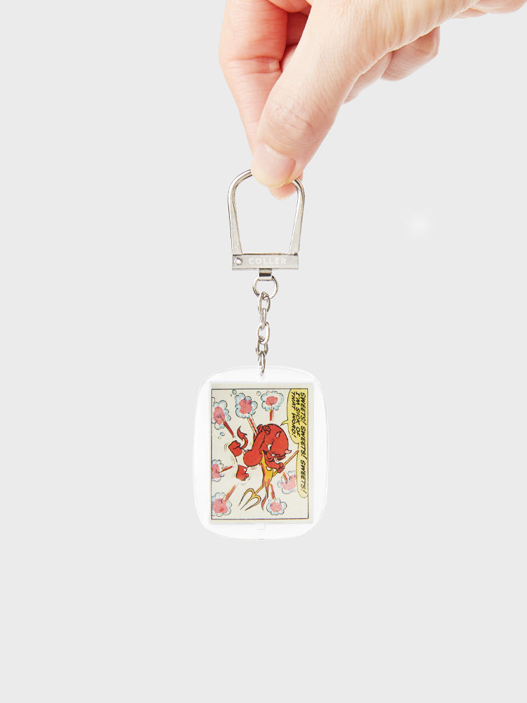 COLLER x UNIVERSAL アクリルフォトキーリング ホット・スタッフ・ザ・リトル・デビル
