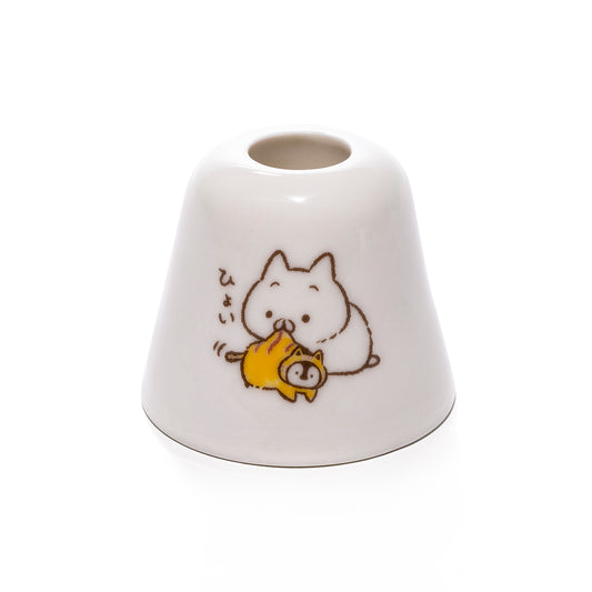 歯ブラシスタンド とらぺんちゃんをくわえたねこくん(ねこのしゅうかいじょ) ねこぺん日和