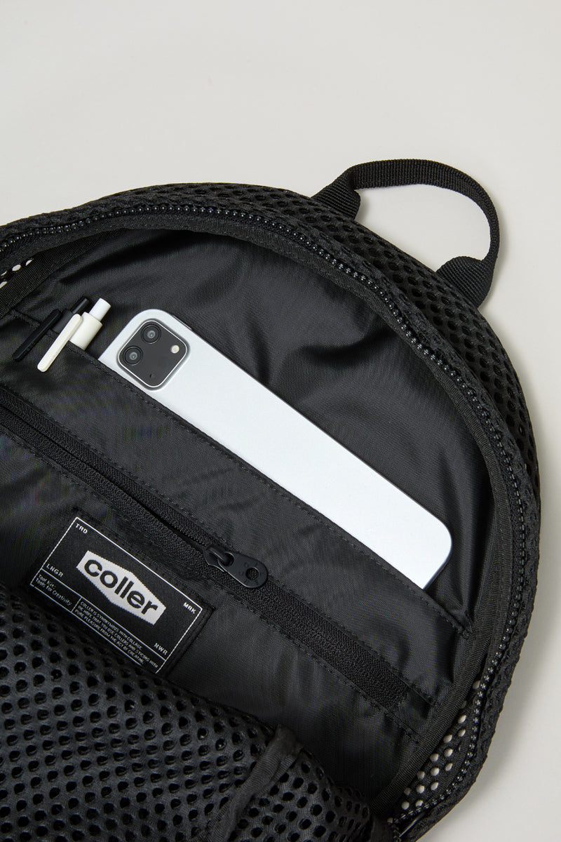 COLLER メッシュバックパック ブラック  L