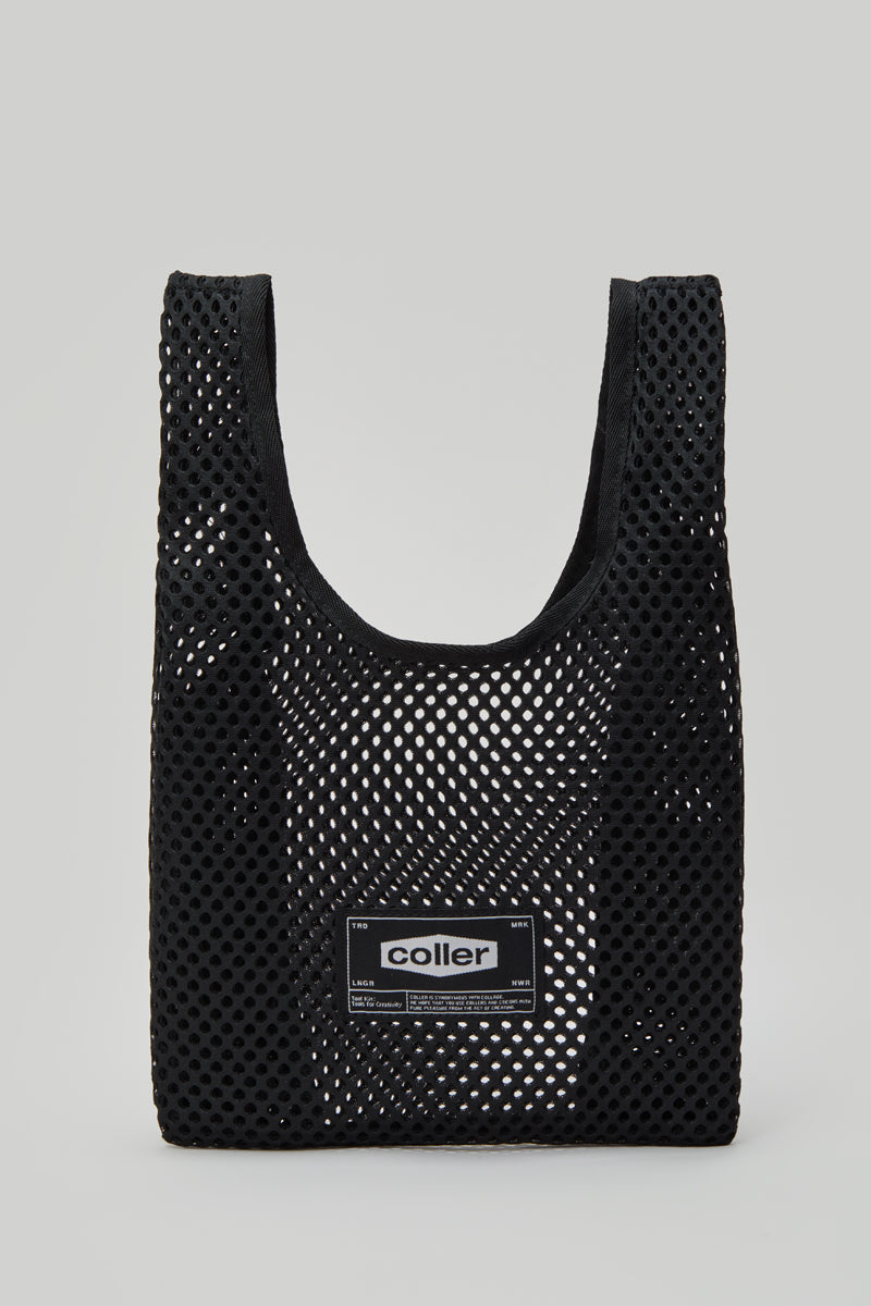 COLLER メッシュミニトート ブラック