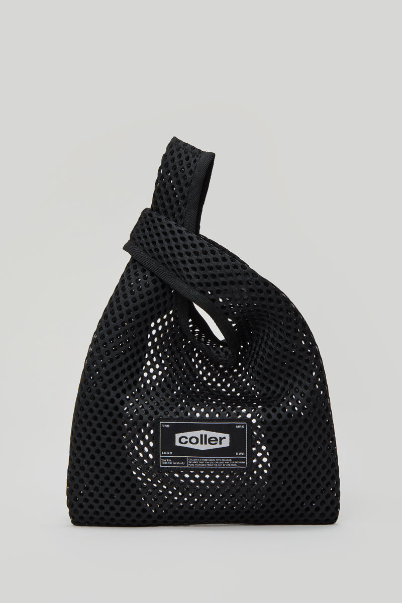 COLLER メッシュミニトート ブラック