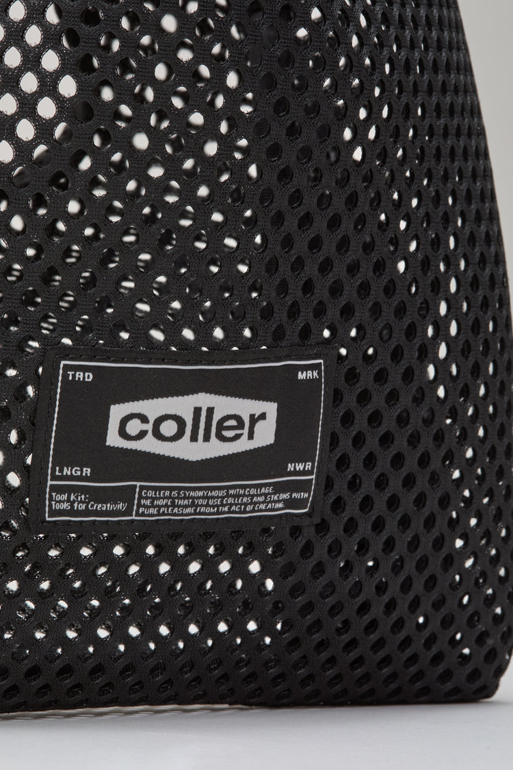 COLLER メッシュミニトート ブラック