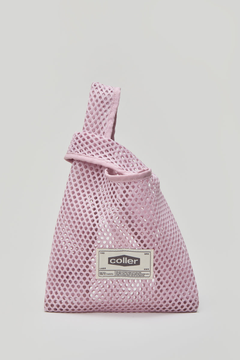 COLLER メッシュミニトート インディゴピンク