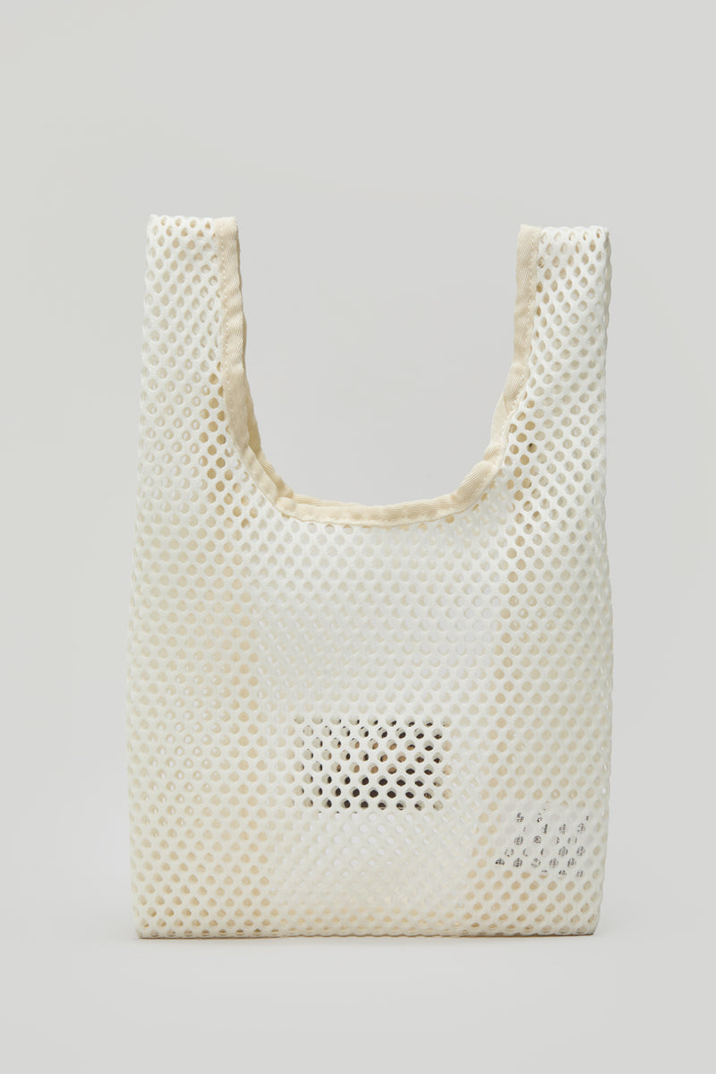 COLLER メッシュミニトート クリーム