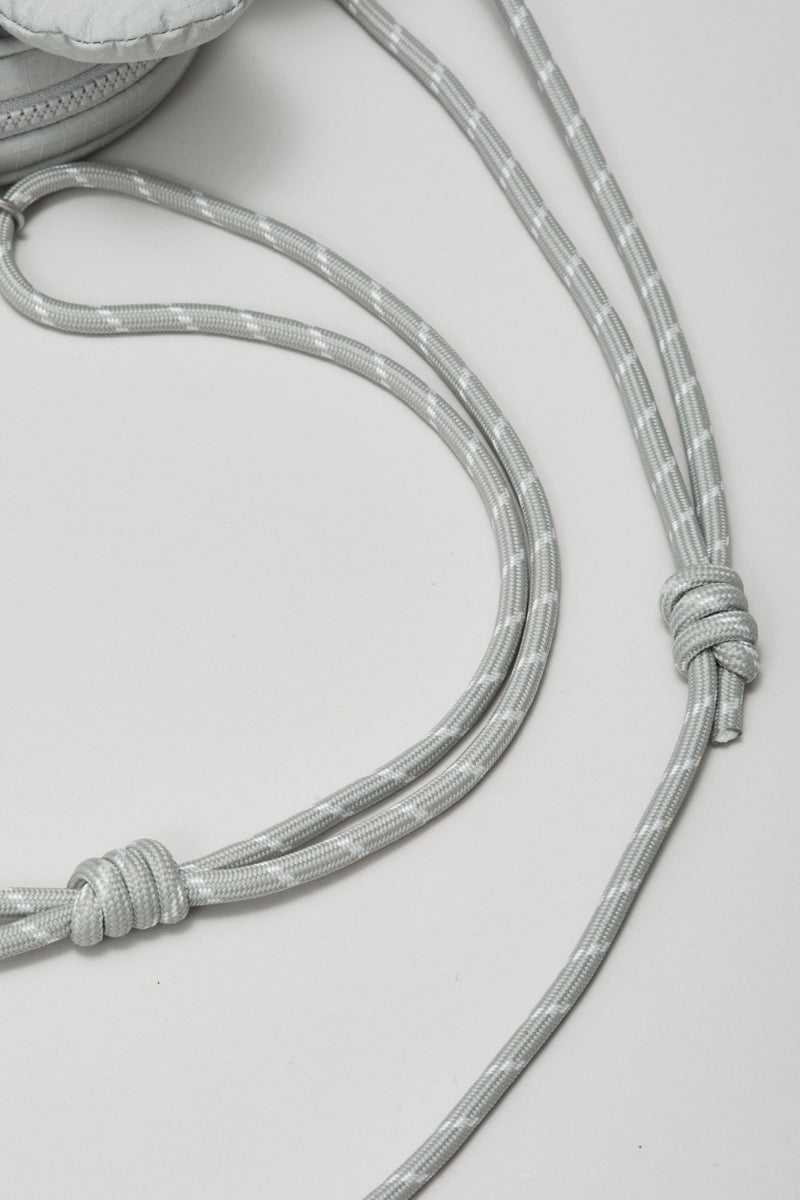 COLLER プチキーリングバッグ グレー