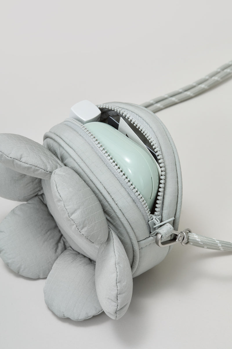 COLLER プチキーリングバッグ グレー